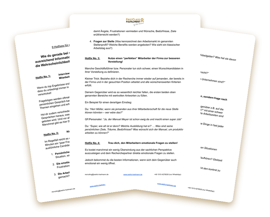 9 Hotfixes für effektive Recherche im Recruiting — Vorschau